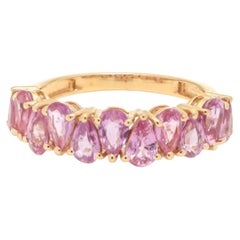 Natural Pink Sapphire 2.82cts Ring in 14k Gold