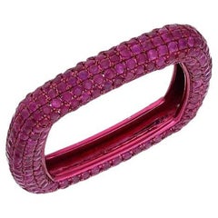 Anello con zaffiro rosa naturale da 3,41 carati in oro 18 carati