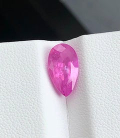 Natürlicher rosa Saphir, 3,65 Karat, Birnenschliff, loser Edelstein für einen Ring