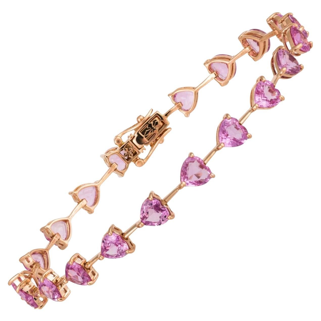 18K Gold Ruby and Diamond Bracelet, India, New