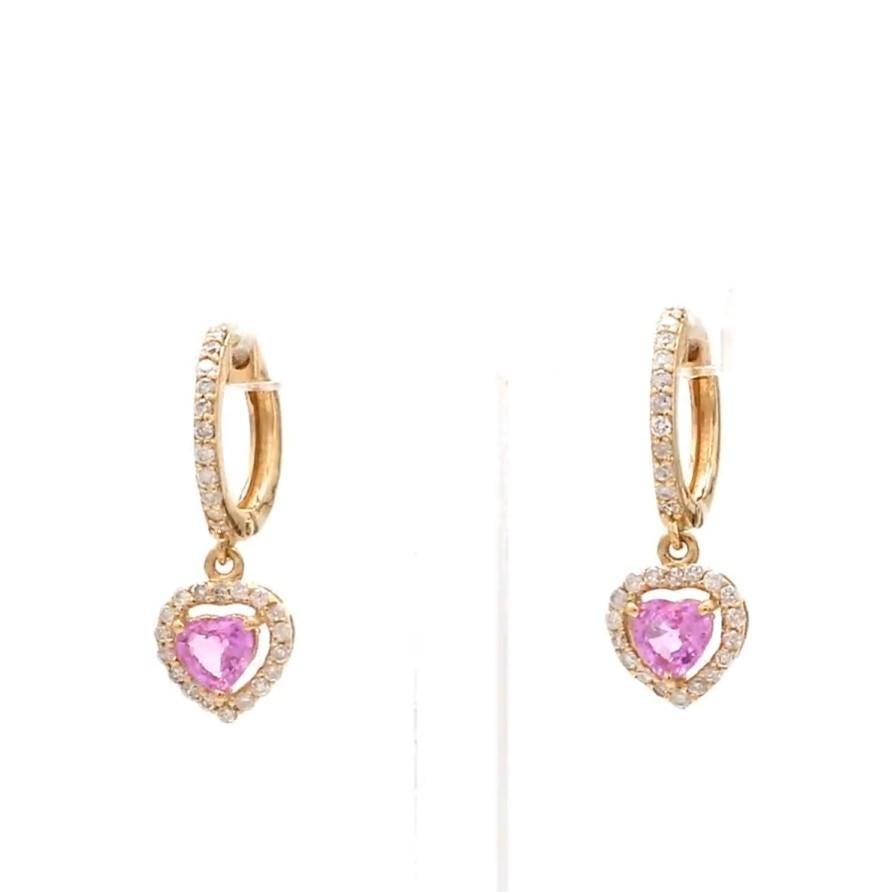 Boucles d'oreilles saphir rose cœur diamant halo or  Boucles d'oreilles saphir rose diamant coeur naturel or  Boucles d'oreilles saphir rose en forme de coeur

DÉTAILS DES PIERRES PRÉCIEUSES :
✦ Pierre précieuse : Saphir rose
✦ Gemstone Type :
