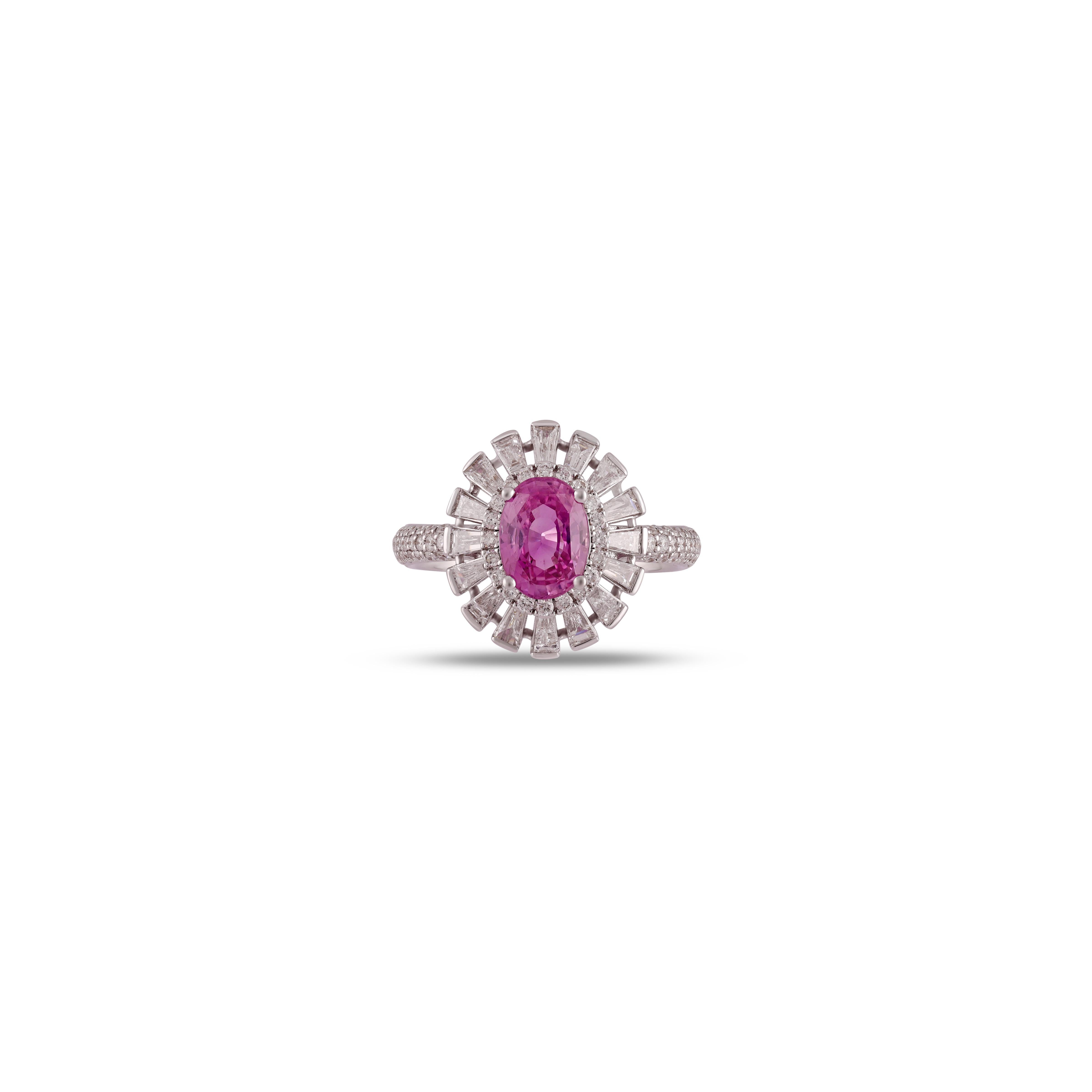 Natural Pink Sapphire Surrounded By Diamonds Finish in 18k Gold Ring


Diamond - 1.03 CTS
Natural Pink Sapphire - 1.65 CTS

 Finish in 18k Gold

Custom Services
Resizing is available.
Request Customization

size - 6.5




