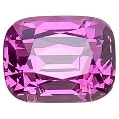 Natural Pink Spinel Loose gemstone 2.69 Ct, Cushion cut, Burma, Certificate GFCO