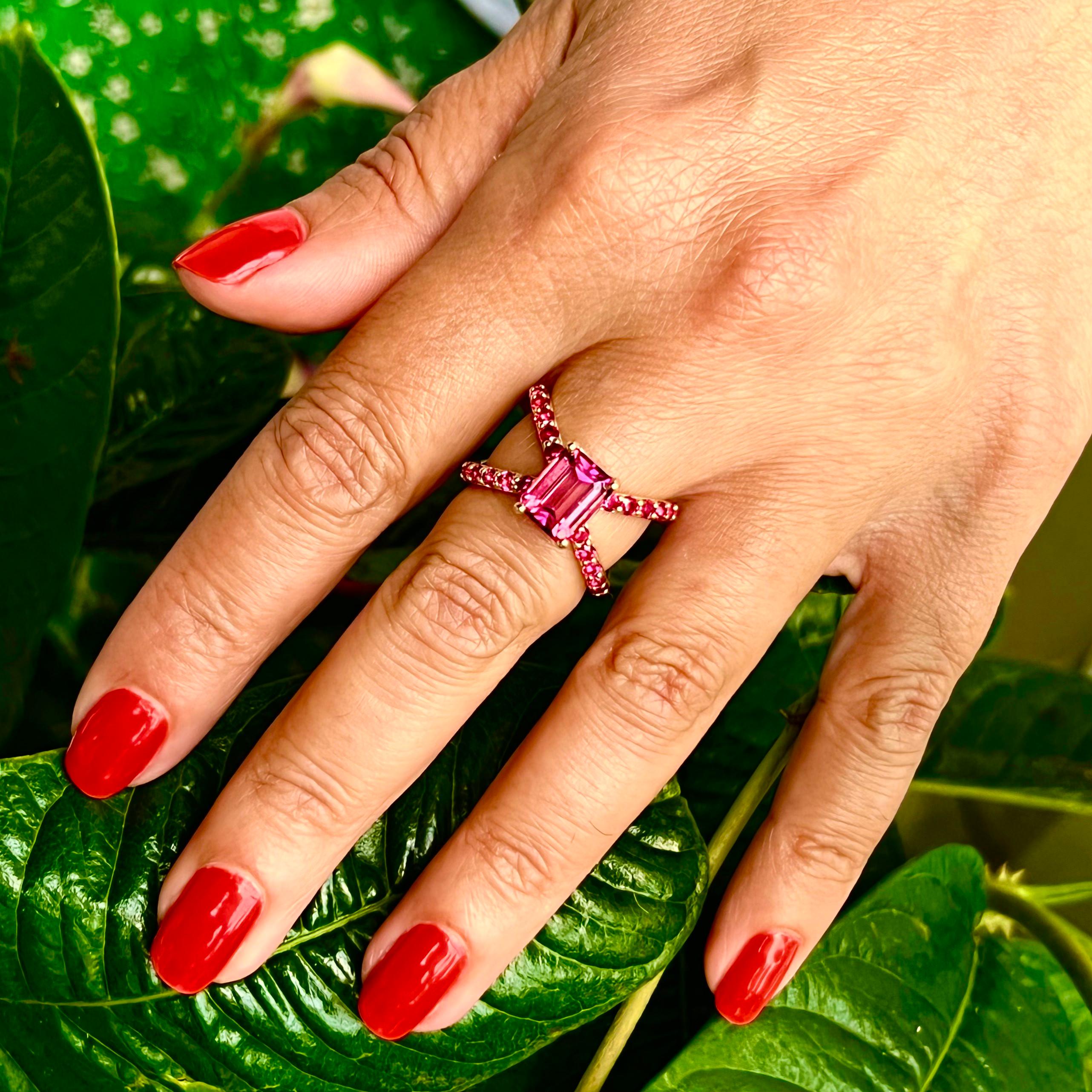 Natural Pink Tourmaline Ruby Ring Size 6 14k Y Gold 3.33 TCW Certified $5,950 216193

This is a one of a Kind Unique Custom Made Glamorous Piece of Jewelry!

Nothing says, “I Love you” more than Diamonds and Pearls!

This item has been Certified,