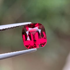 Granato rodolite naturale rosso-rosato, 3,14 carati, taglio a cuscino, gemma sciolta per anello