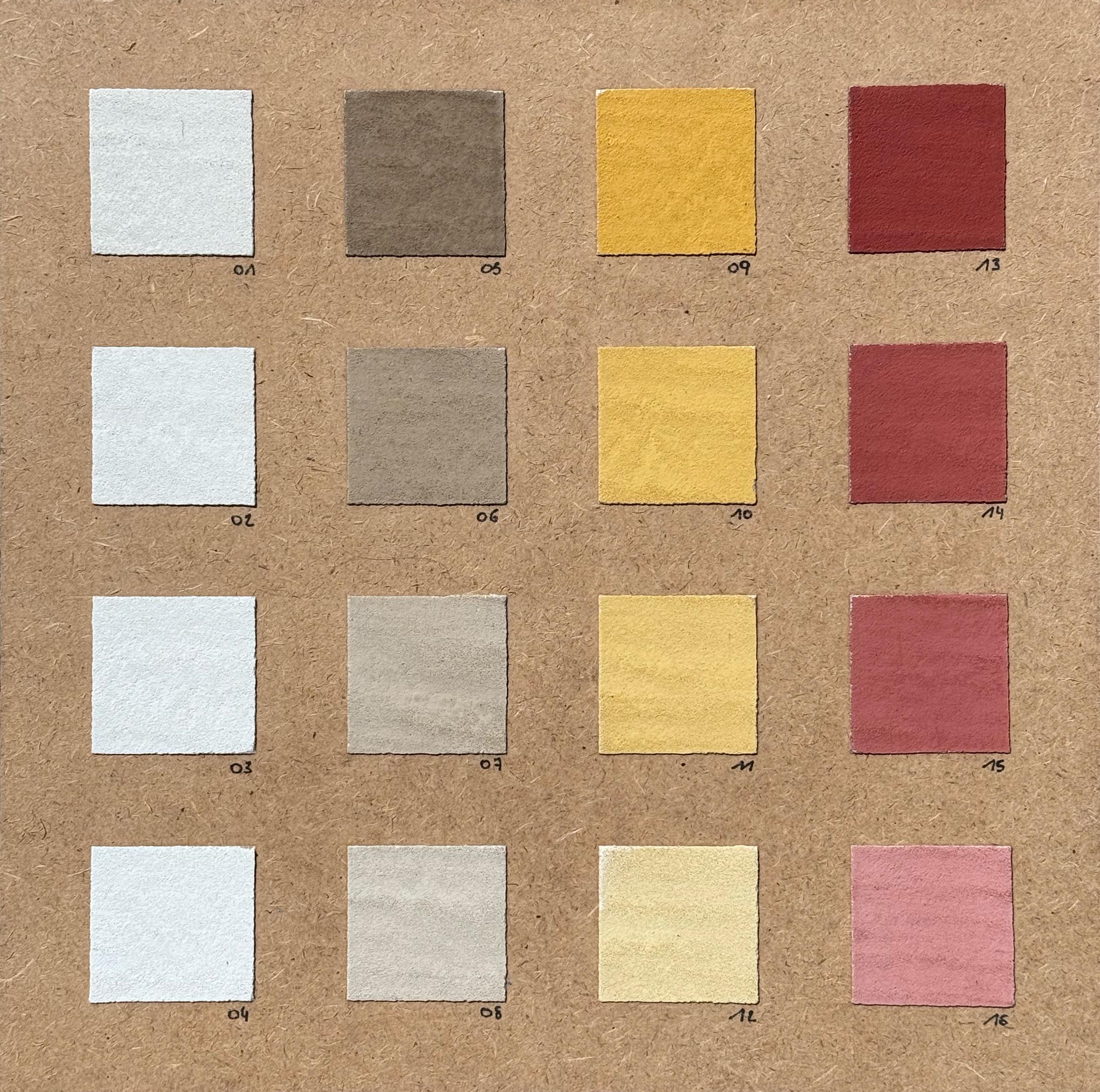 Échantillon de couleur de plâtre naturel par l'Atelier BB en vente 2