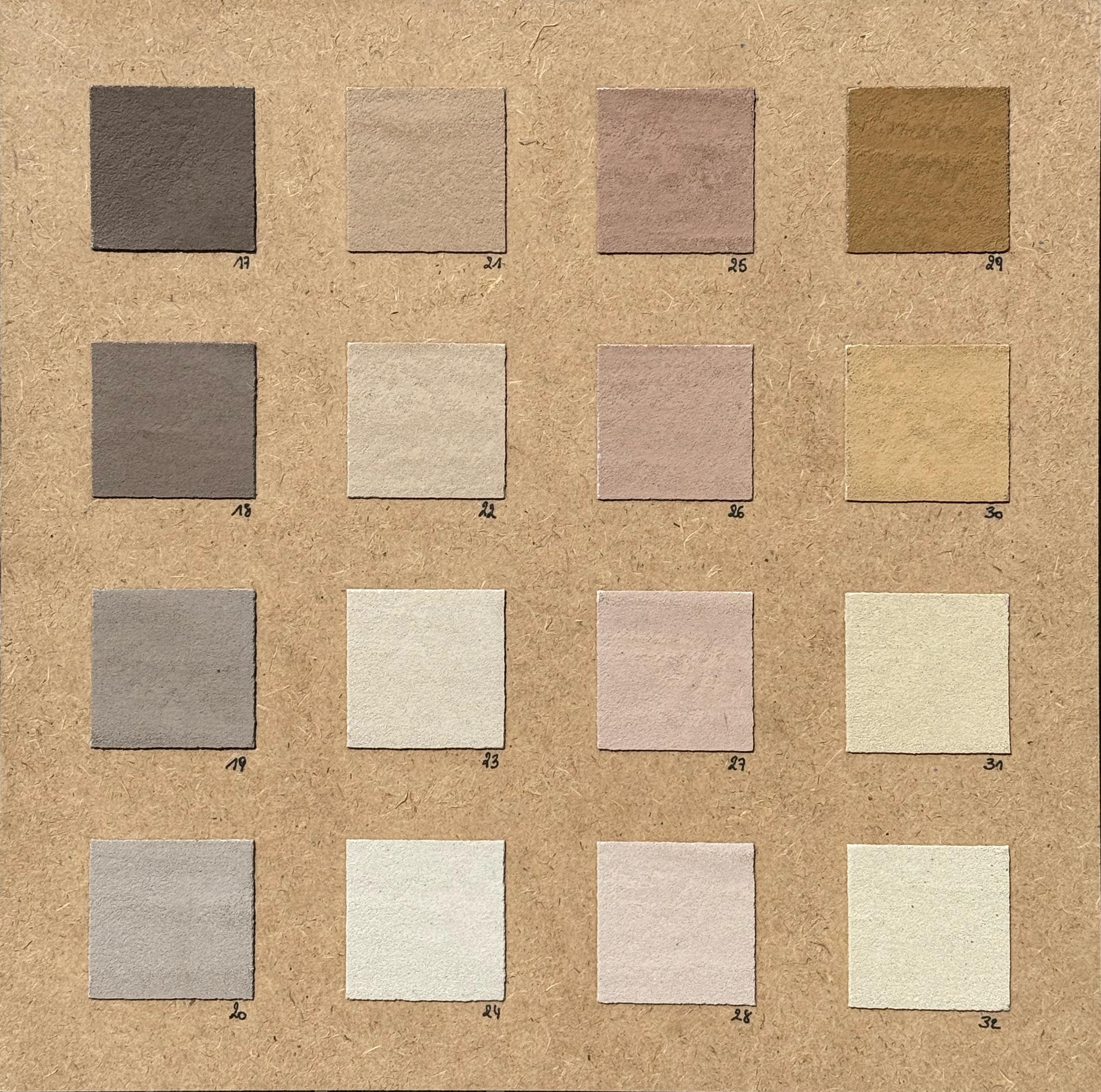 Échantillon de couleur de plâtre naturel par l'Atelier BB en vente 3
