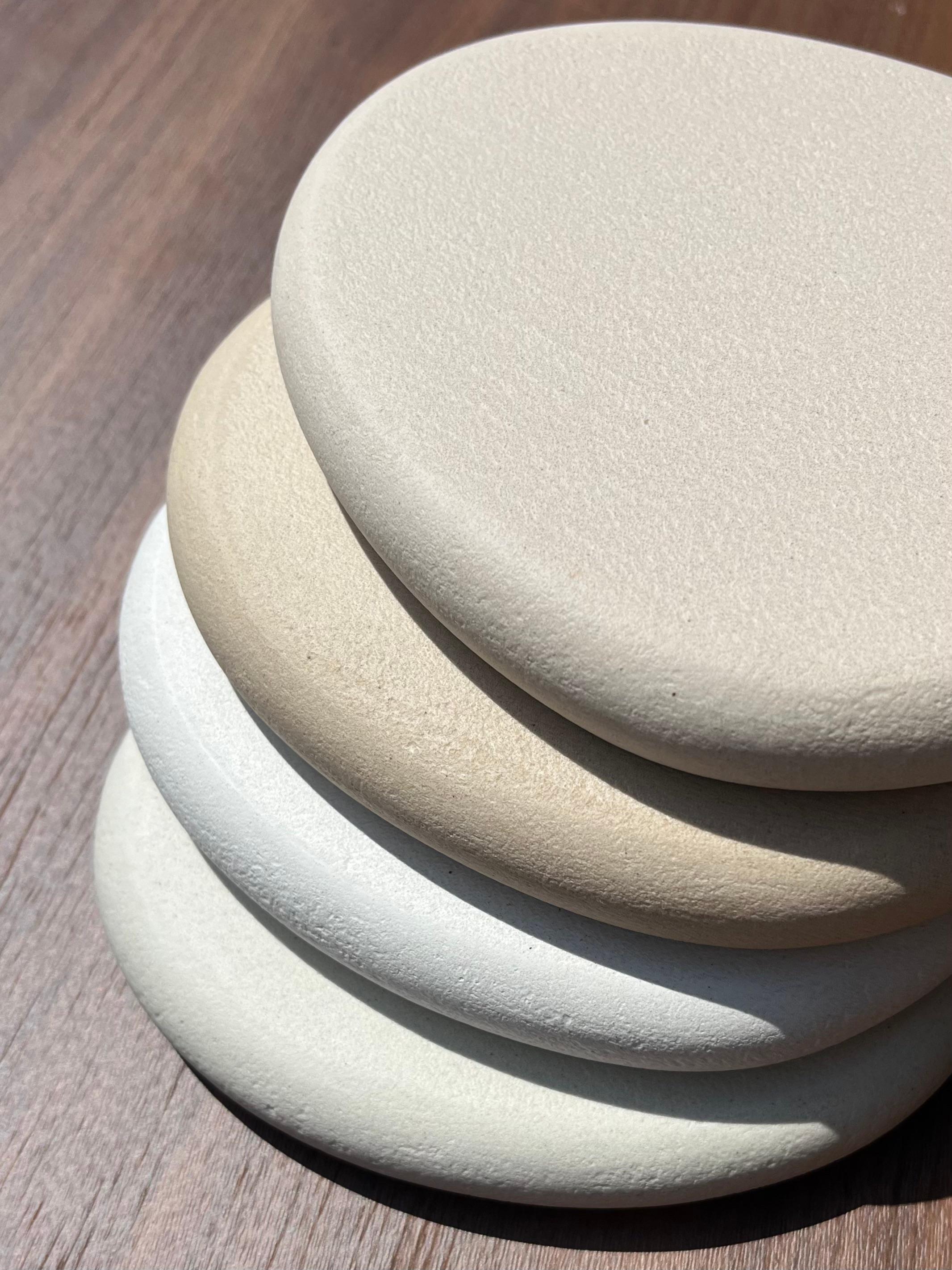 Fait main Échantillon de couleur de plâtre naturel par l'Atelier BB en vente