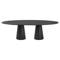 Natural Plaster Dining Table "Ellipsis" 280 by Isabelle Beaumont