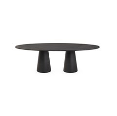 Zeitgenössischer ovaler Tisch "Ellipsis" aus Naturgips 320cm von Isabelle Beaumont