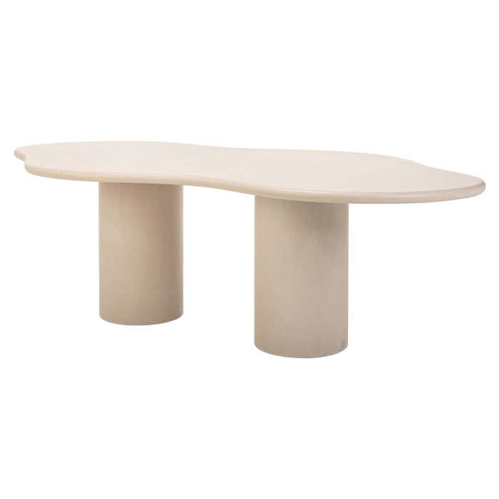 Natural Plaster Dining Table