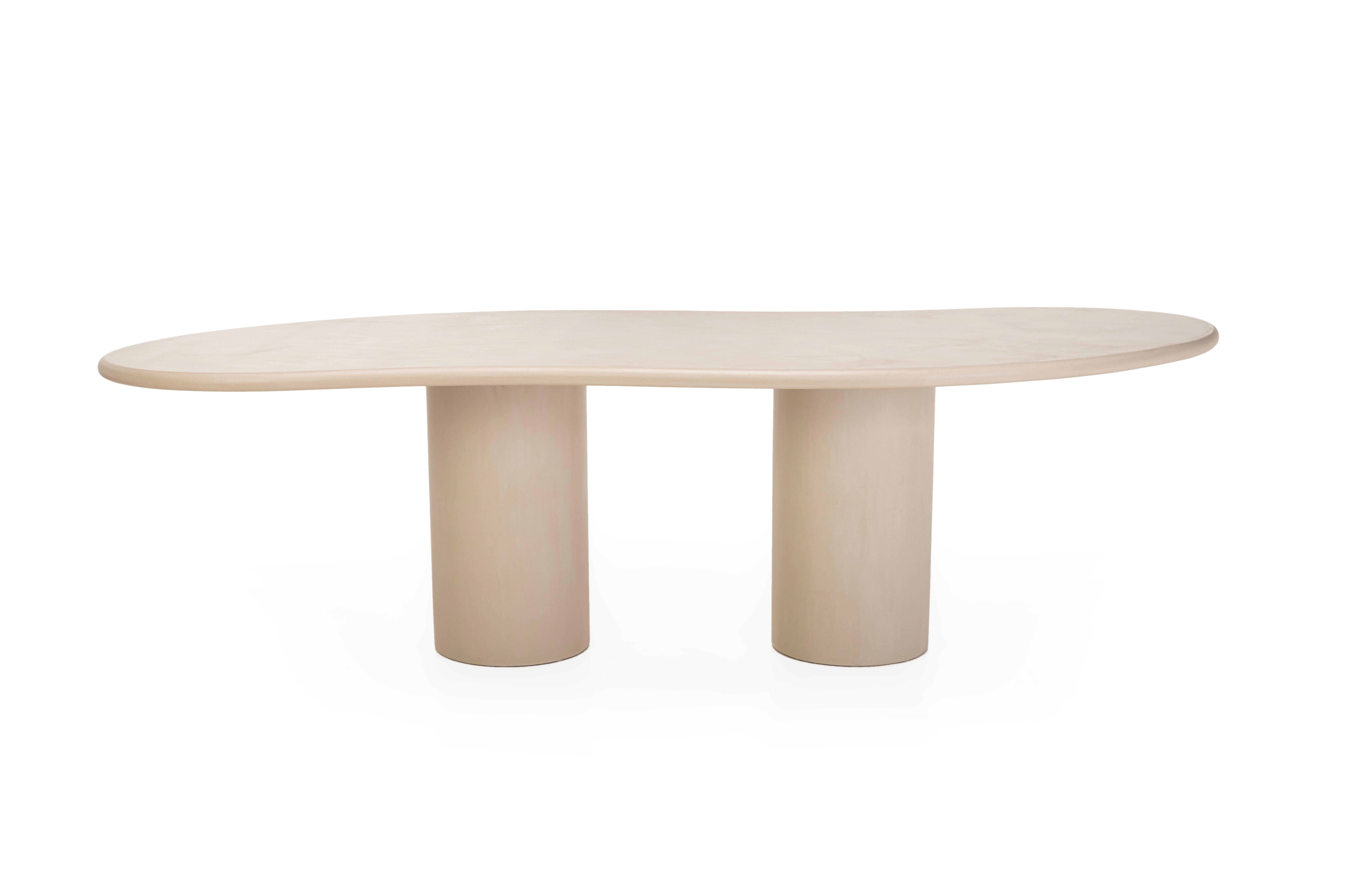 Natural Plaster Dining Table 