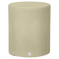 Natural Plaster Seat/Side Table "Column" 35 by Isabelle Beaumont