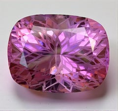 Natürliche Präzision Blume geschnitten Amethyst Edelstein: 34,57 Karat Februar Birthstone