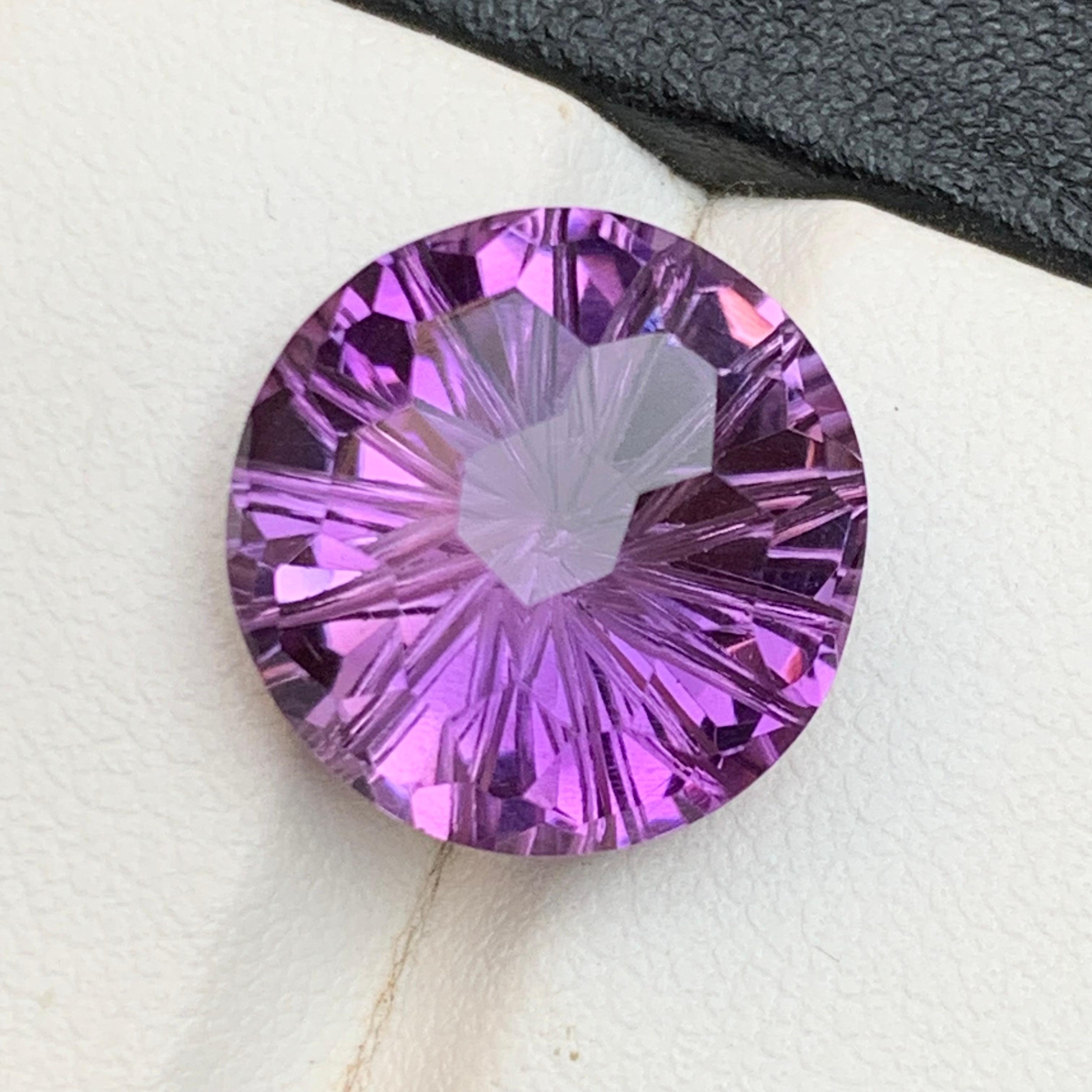 Natürlicher lila Amethyst 10.85 Ct Honeycomb Konkavschliff Lose Edelsteine - Schmuck für Damen oder Herren im Angebot