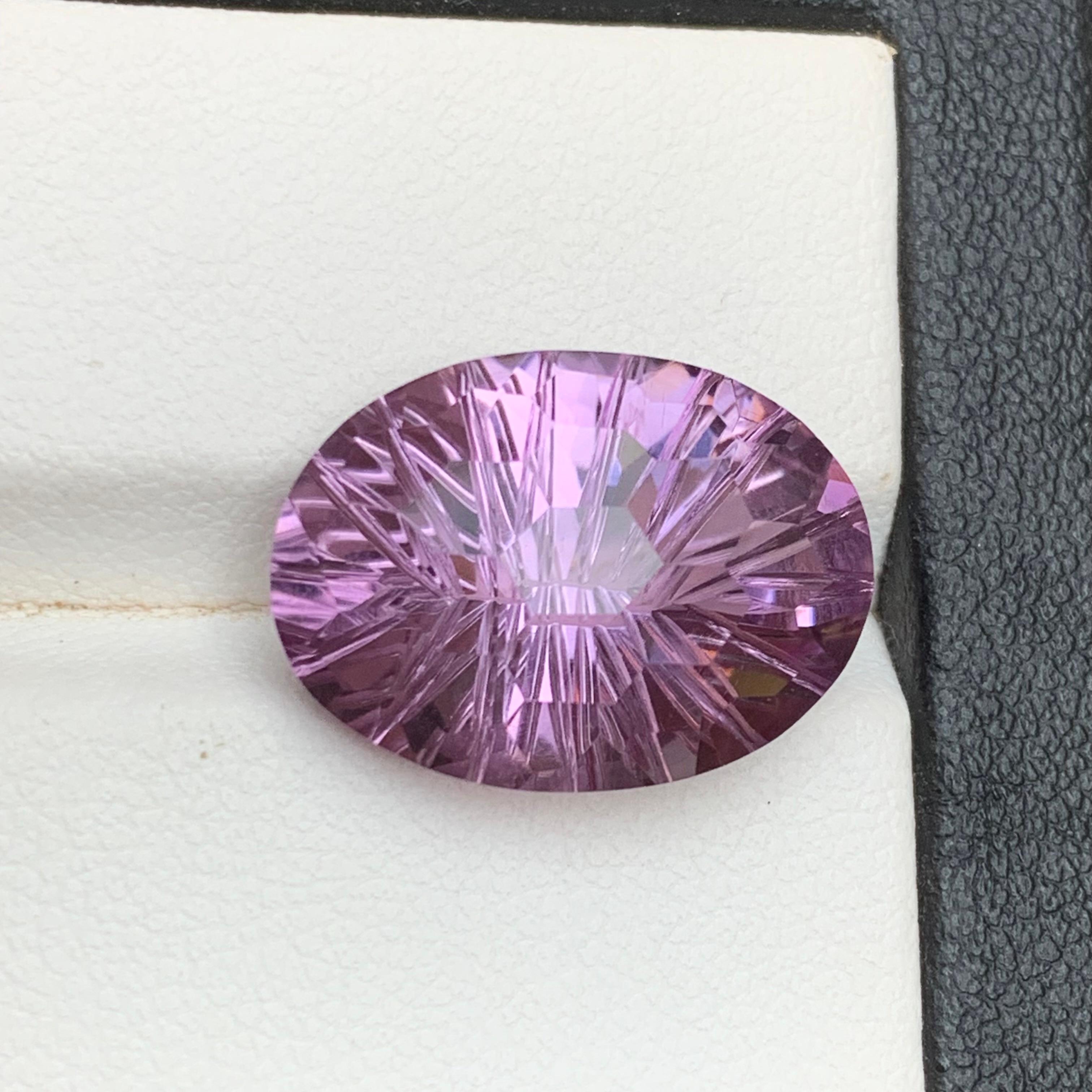 Natürlicher lila Amethyst 11.05 Ct Honeycomb Konkavschliff Lose Edelsteine - Schmuck (Kissenschliff) im Angebot