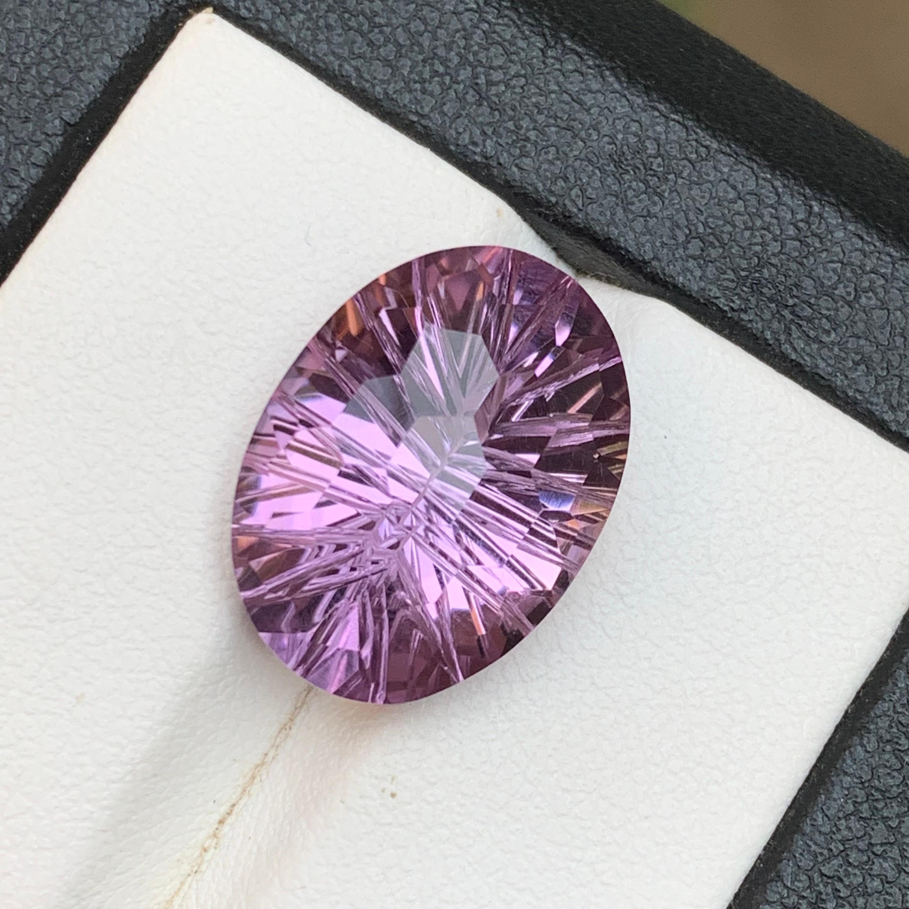 Natürlicher lila Amethyst 11.05 Ct Honeycomb Konkavschliff Lose Edelsteine - Schmuck im Zustand „Neu“ im Angebot in Peshawar, PK