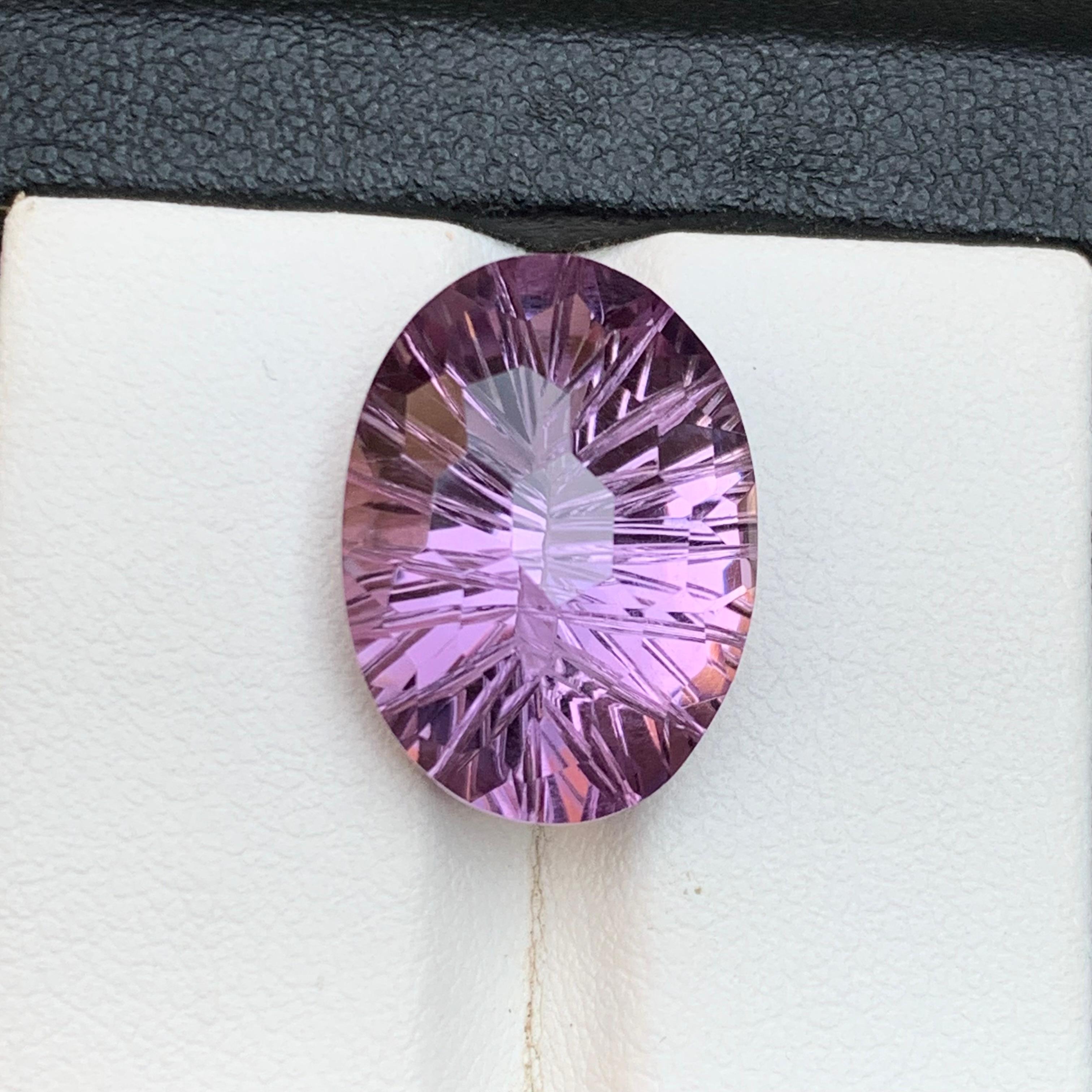 Natürlicher lila Amethyst 11.05 Ct Honeycomb Konkavschliff Lose Edelsteine - Schmuck für Damen oder Herren im Angebot