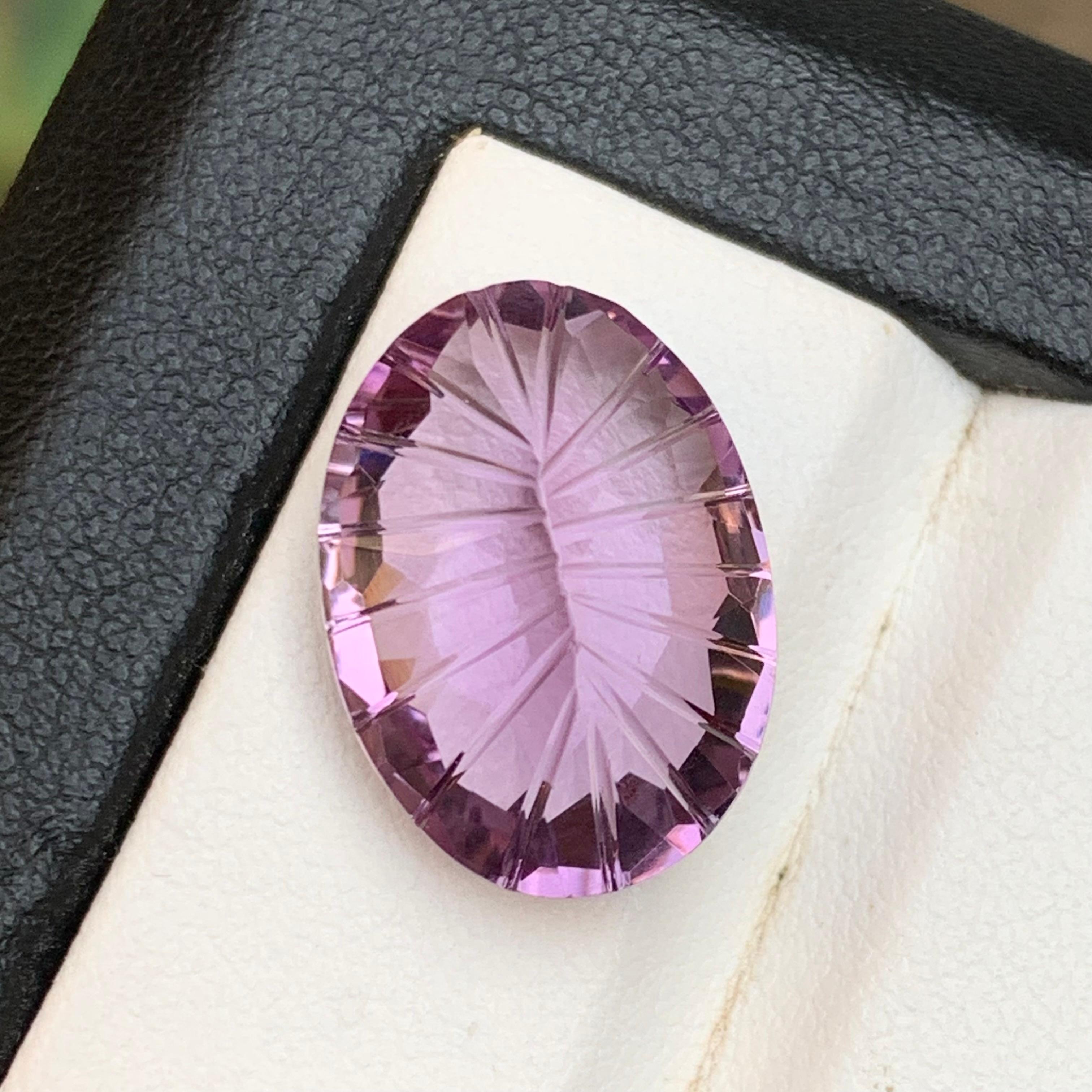 Natürlicher lila Amethyst 11.05 Ct Honeycomb Konkavschliff Lose Edelsteine - Schmuck im Angebot 1