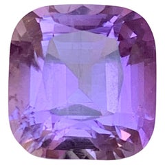 Natural Purple Amethyst 5 Carat Square Cushion Cut Loose Gemstone for Ring