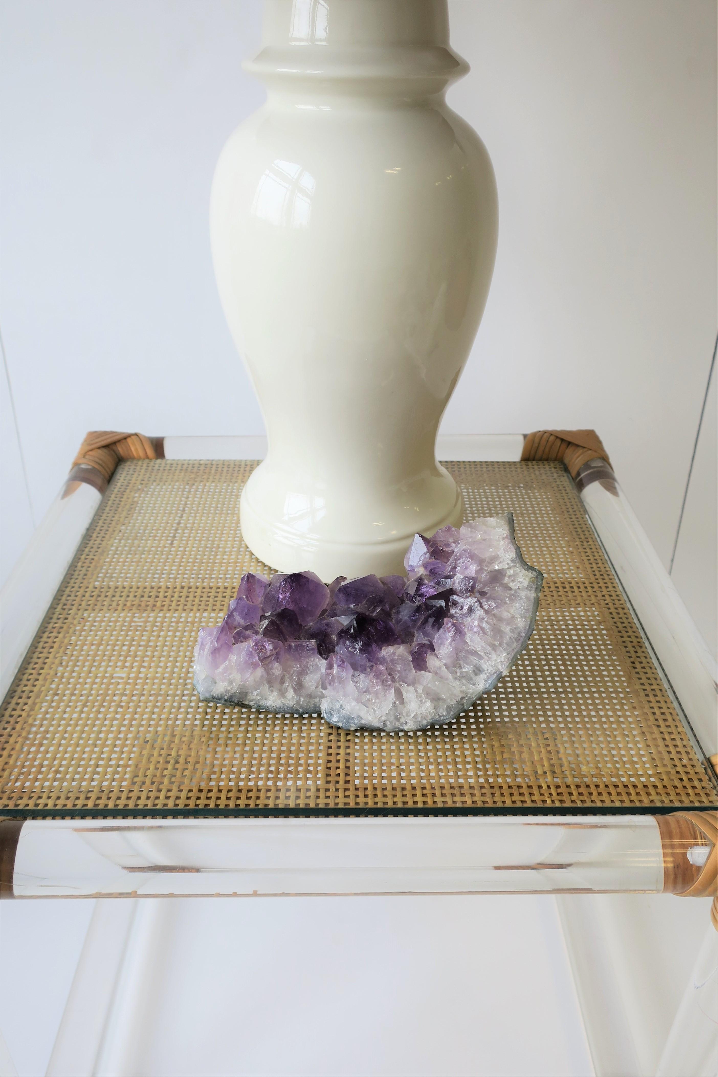 Natural Purple Amethyst Decorative Object 1