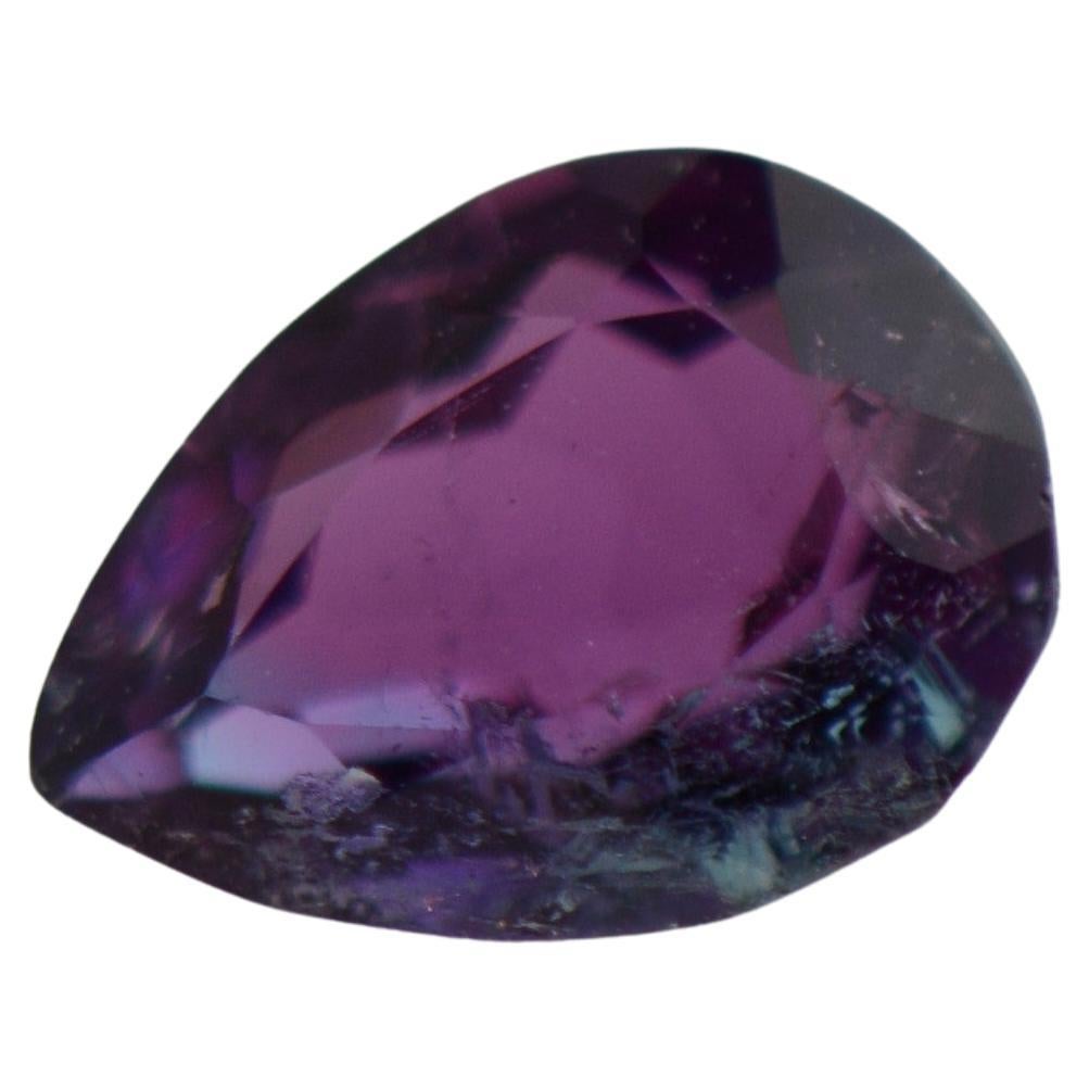 Natural Purple/Green-Blue Brazilian Paraiba Tourmaline / 0.62 carats/GIA Report For Sale