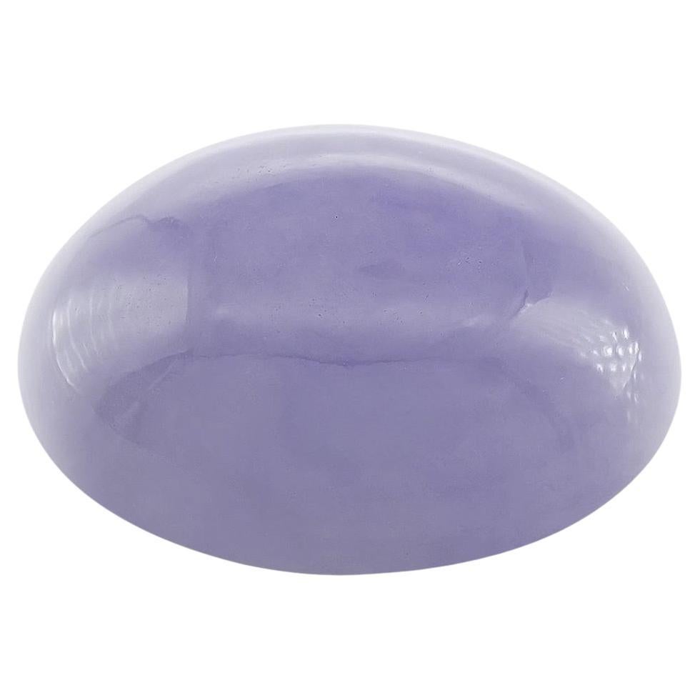Natural Purple Jadiete Jade Gemstone 47.97 carats with GIA Report For Sale