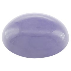 Natural Purple Jadiete Jade Gemstone 47.97 carats with GIA Report