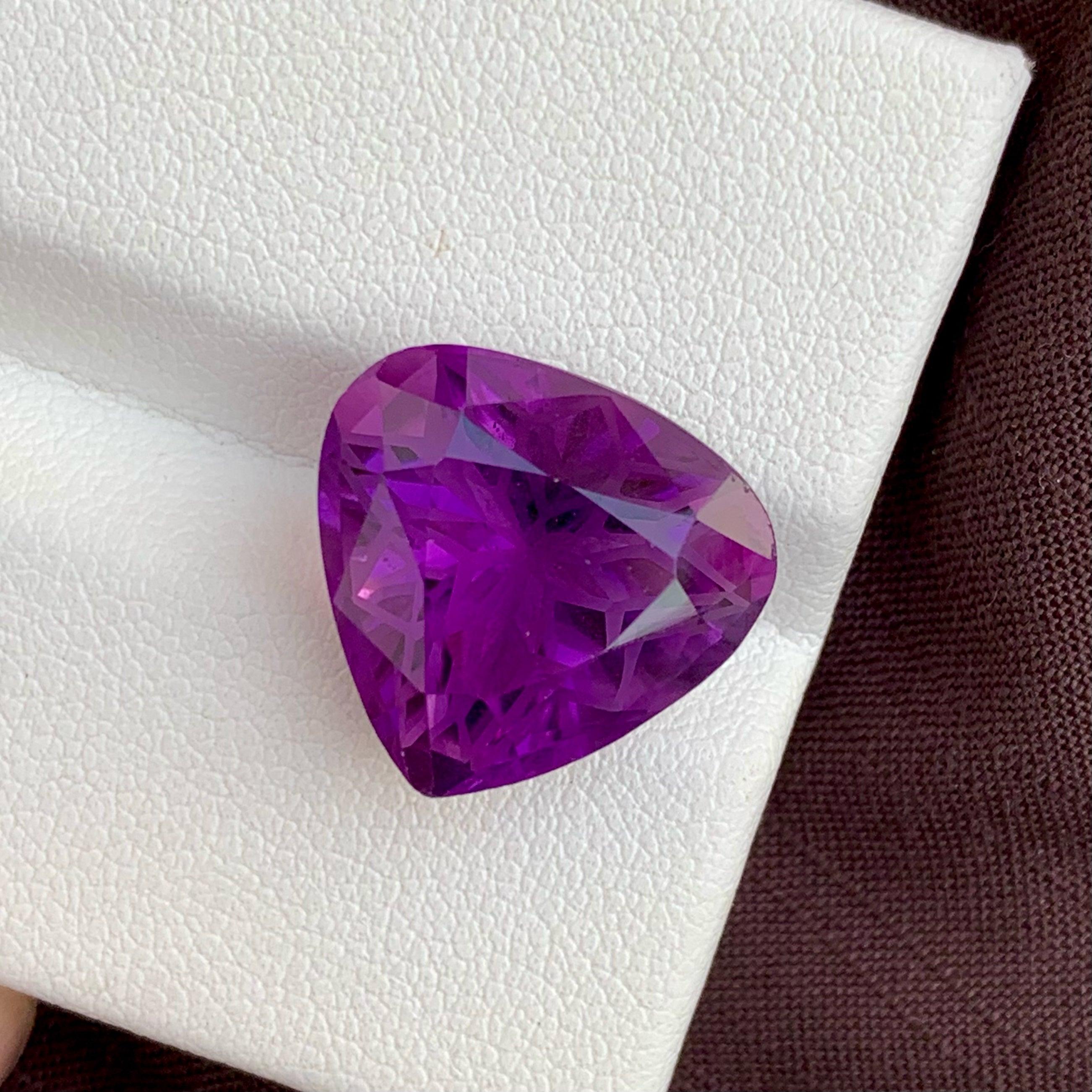 Natural Purple Loose Amethyst Gemstone, available for sale at wholesale natural high quality Cushion shape 11.05 carats faceted Cut  amethyst from Brazil.

 Product Information:
GEMSTONE TYPE:	Natural Purple Loose Amethyst Gemstone
WEIGHT:	11.05