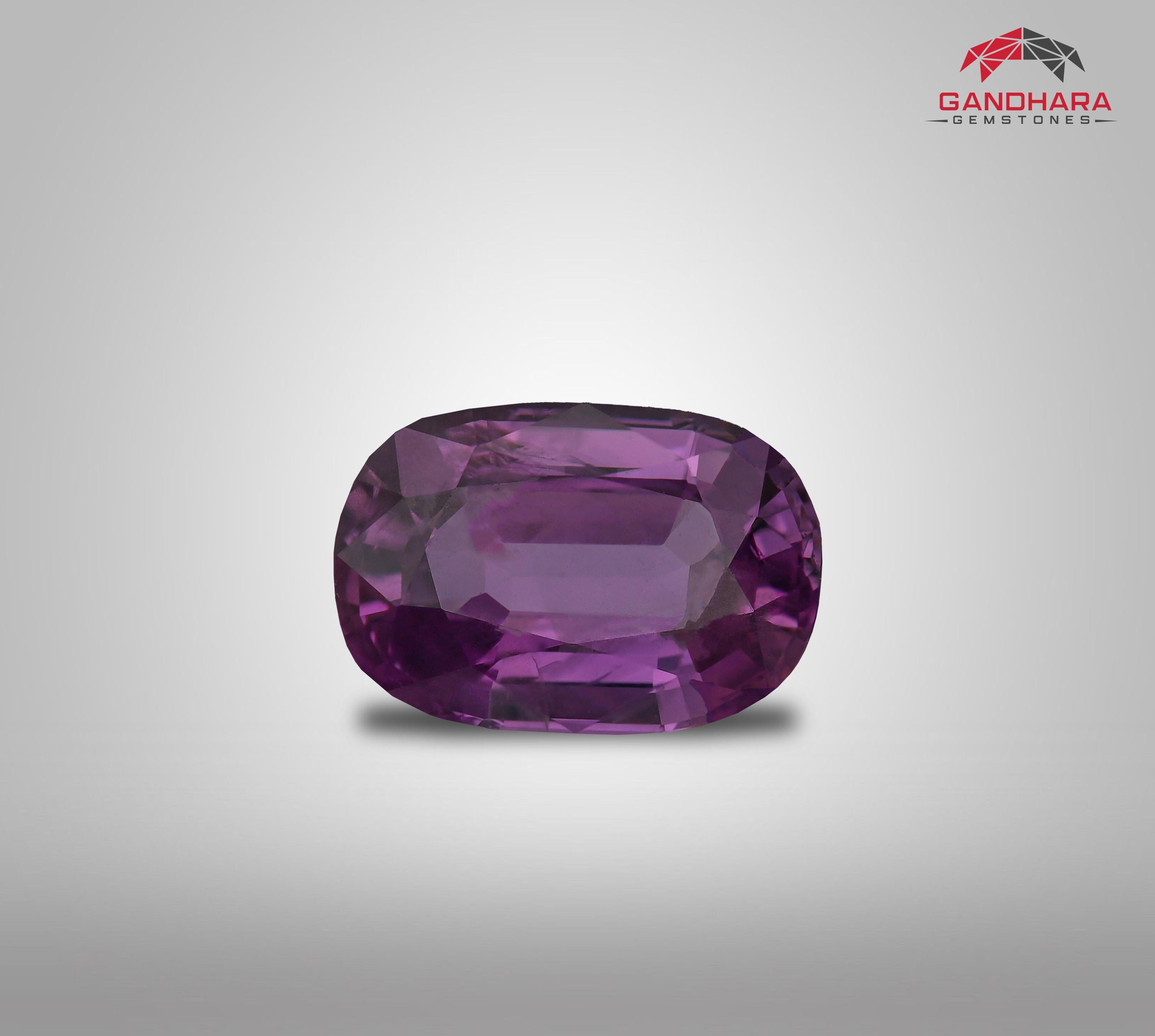 Natural Purple Loose Sapphire Stone, available for sale, natural high-quality loose gemstone, Brilliant Cut, 1.94 carats certified sapphire gemstone from Sri Lanka.

Twilight Blue Sapphire Stone Jewelry Information:
GEMSTONE TYPE	Natural Purple