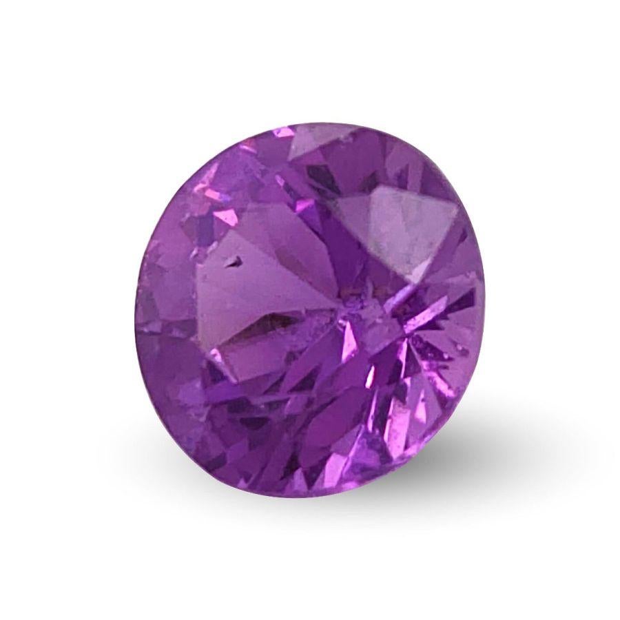 Mixed Cut Natural Purple Sapphire Gemstone 0.88 carats / JupiterGem For Sale