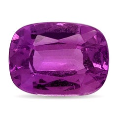 Pierre précieuse saphir violet naturel de 2.95 carats avec rapport GIA / JupiterGem