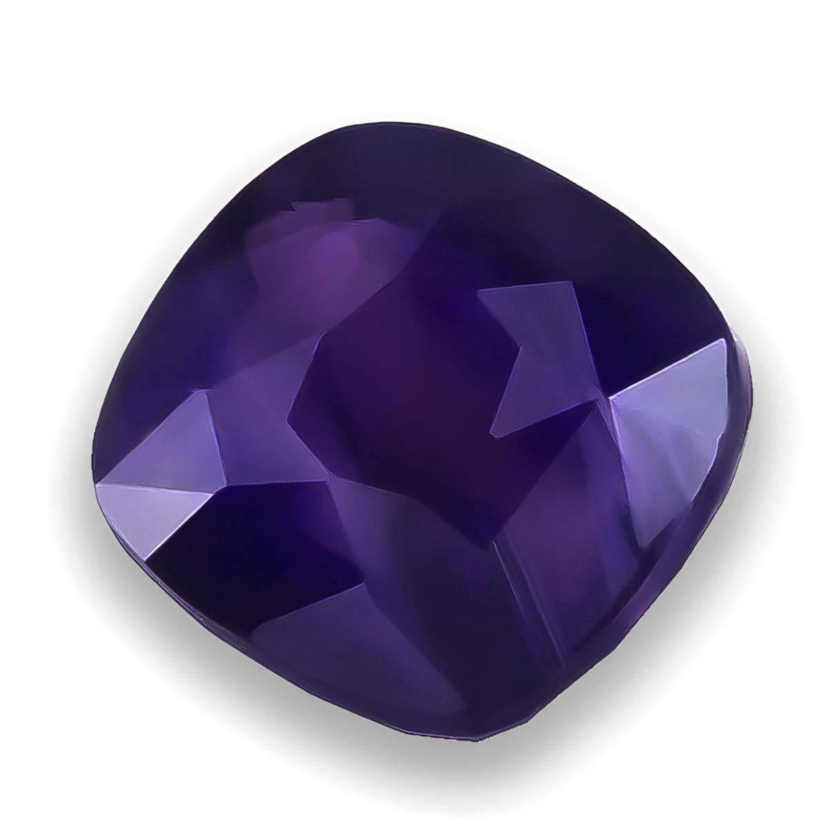 Mixed Cut Natural Purple Sapphire Gemstone 3.08 carats / JupiterGem For Sale