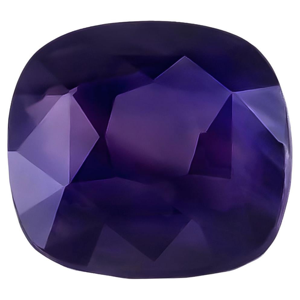 Natural Purple Sapphire Gemstone 3.08 carats / JupiterGem For Sale