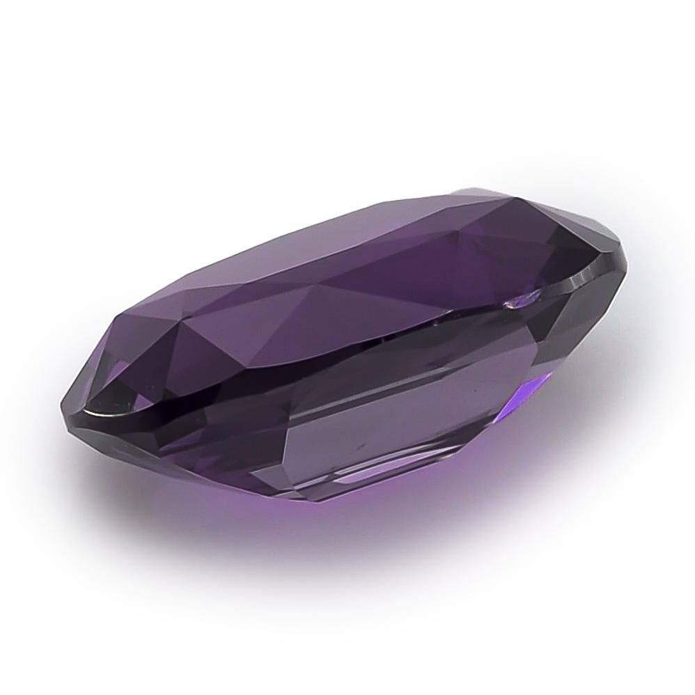 Pierre précieuse saphir violet naturel de 4.02 carats avec rapport GIA / JupiterGem Unisexe en vente