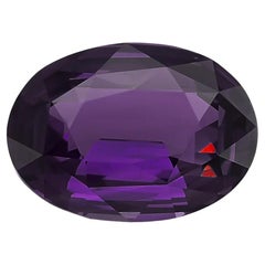 Pierre précieuse saphir violet naturel de 4.02 carats avec rapport GIA / JupiterGem