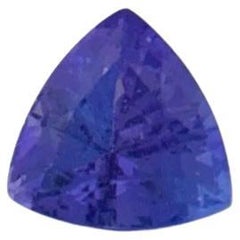 Natural Purplish Blue Trillion Cut Loose 4.55CT Tanzanite