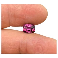 Natural Purplish-Pink Spinel loose gemstone 2.74 ct., High quality, Cushion cut