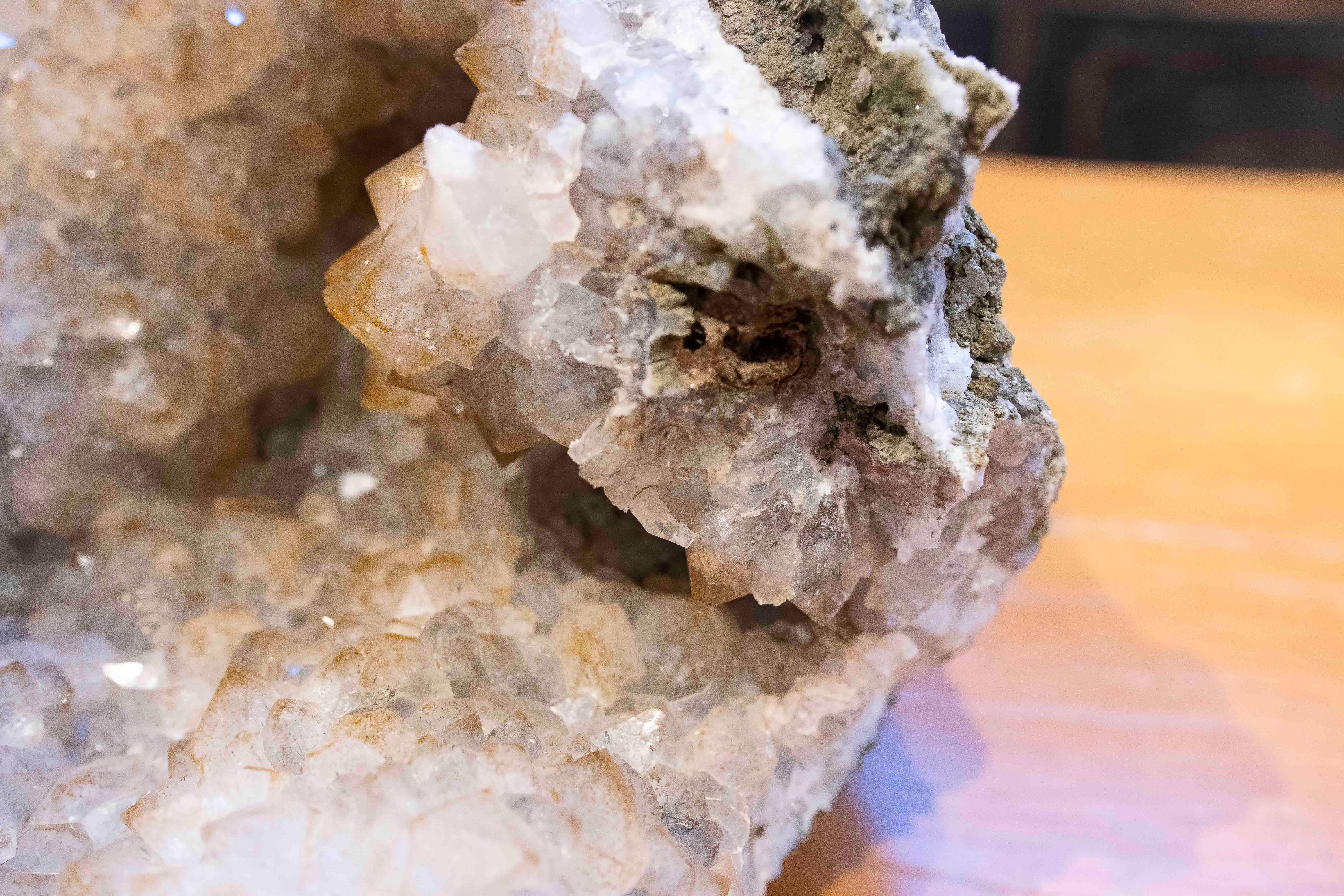 Natural Quartz Geode Decorative Object  For Sale 6
