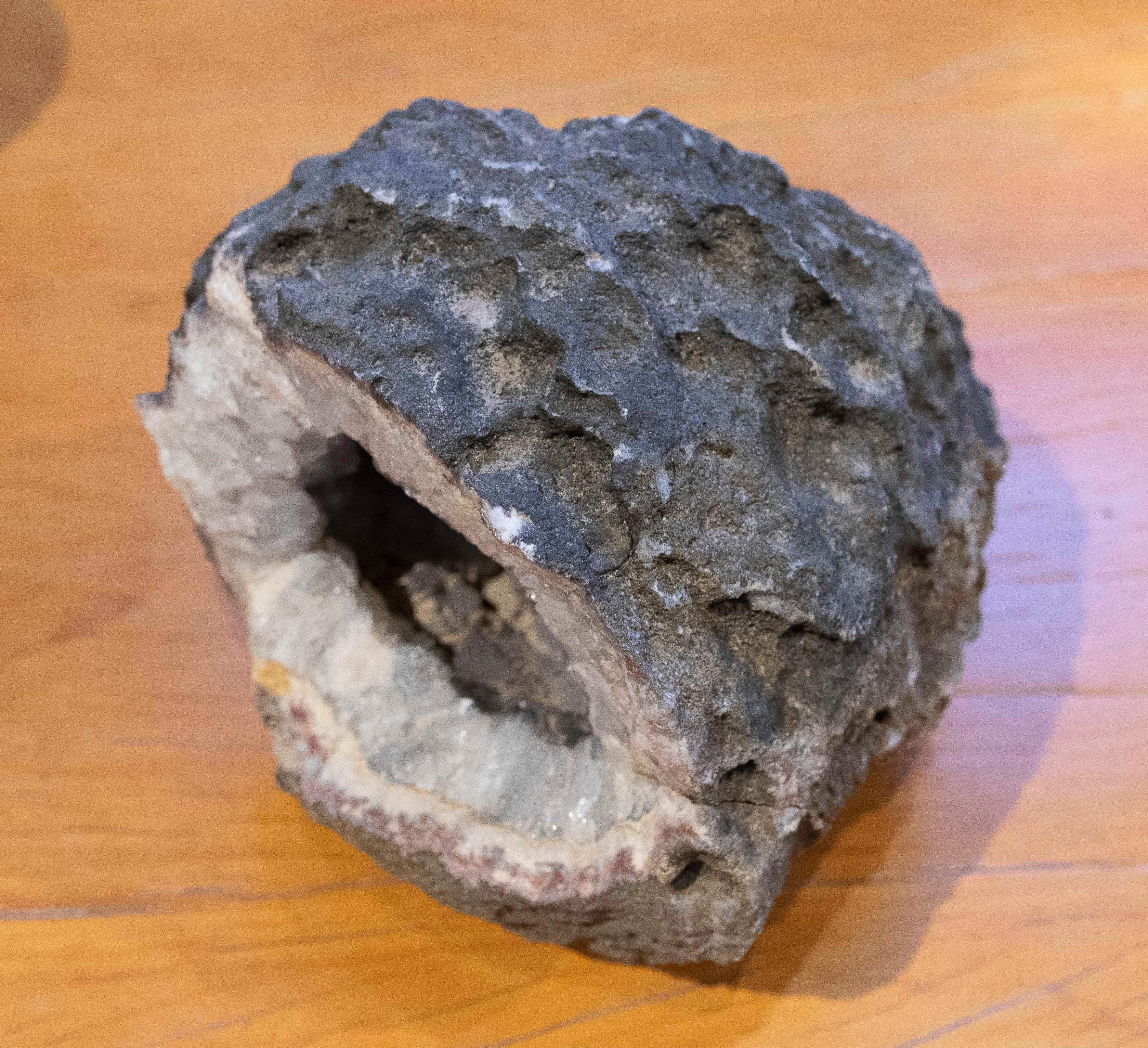 Natural Quartz Geode Decorative Object  2