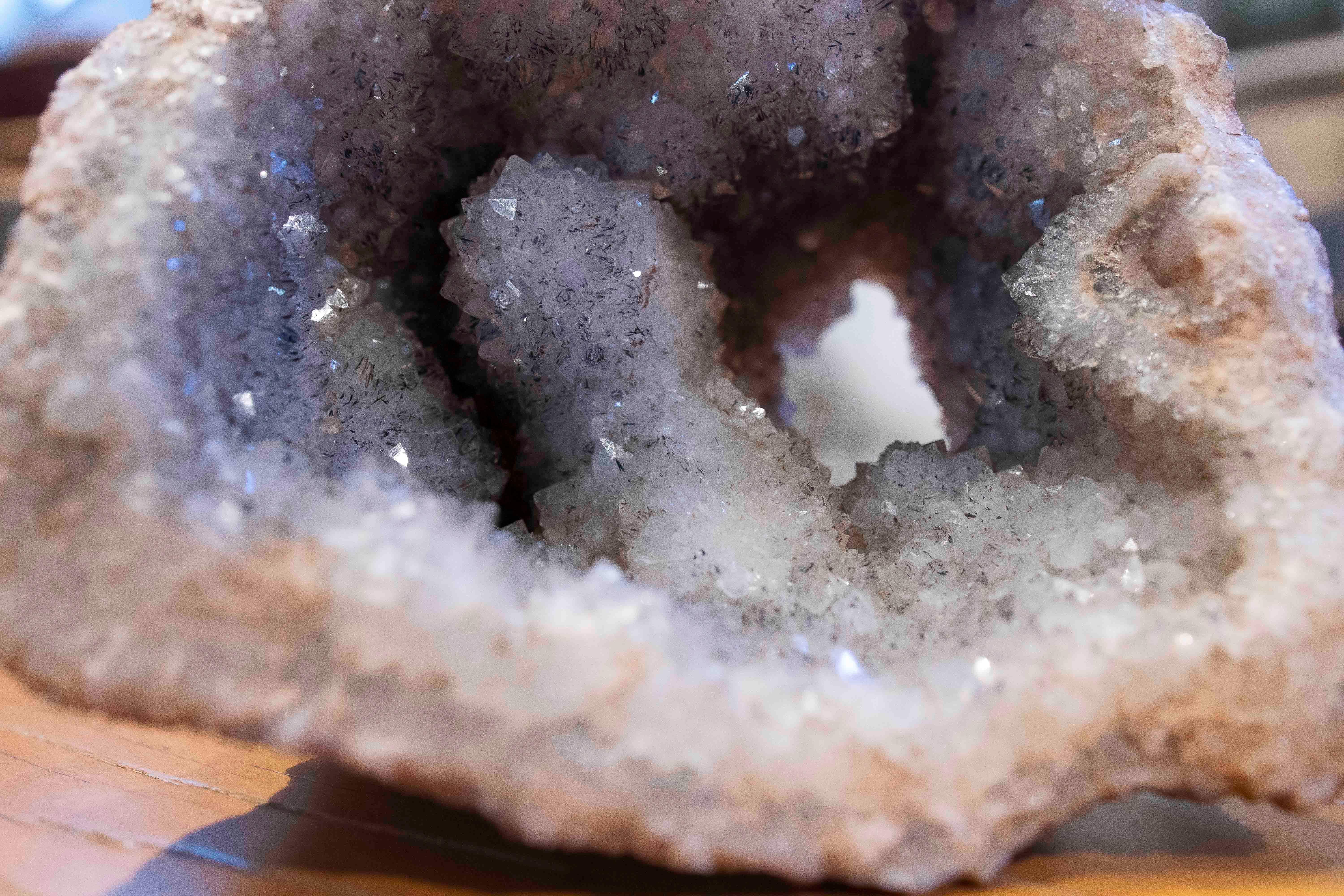 Natural Quartz Geode Decorative Object  For Sale 5