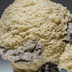 Natürlicher Quarz mit Sphalerit aus der Deveti Septemvri-Mine, Bulgarien