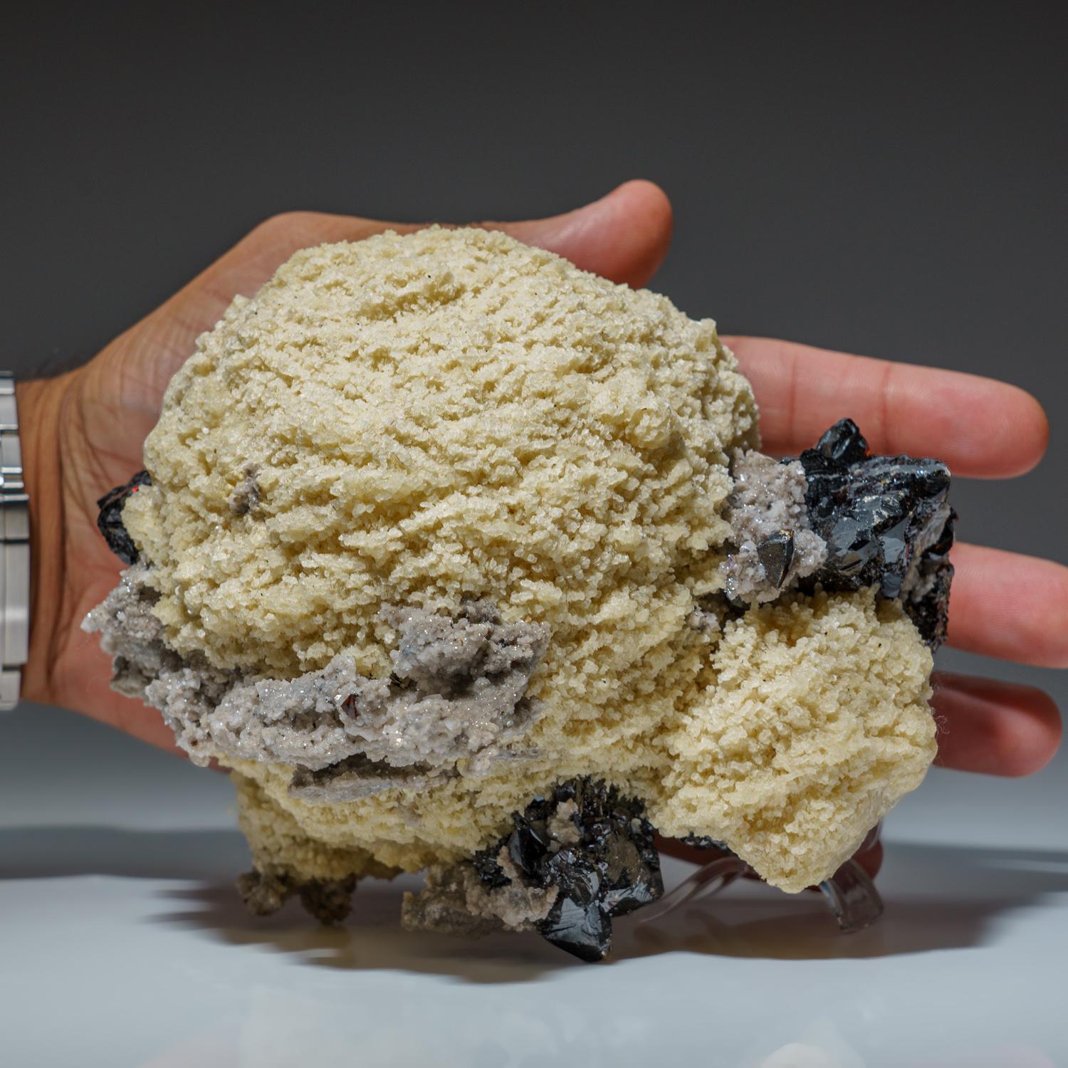 Natural Quartz with Sphalerite from Deveti Septemvri Mine, Bulgaria For Sale 1