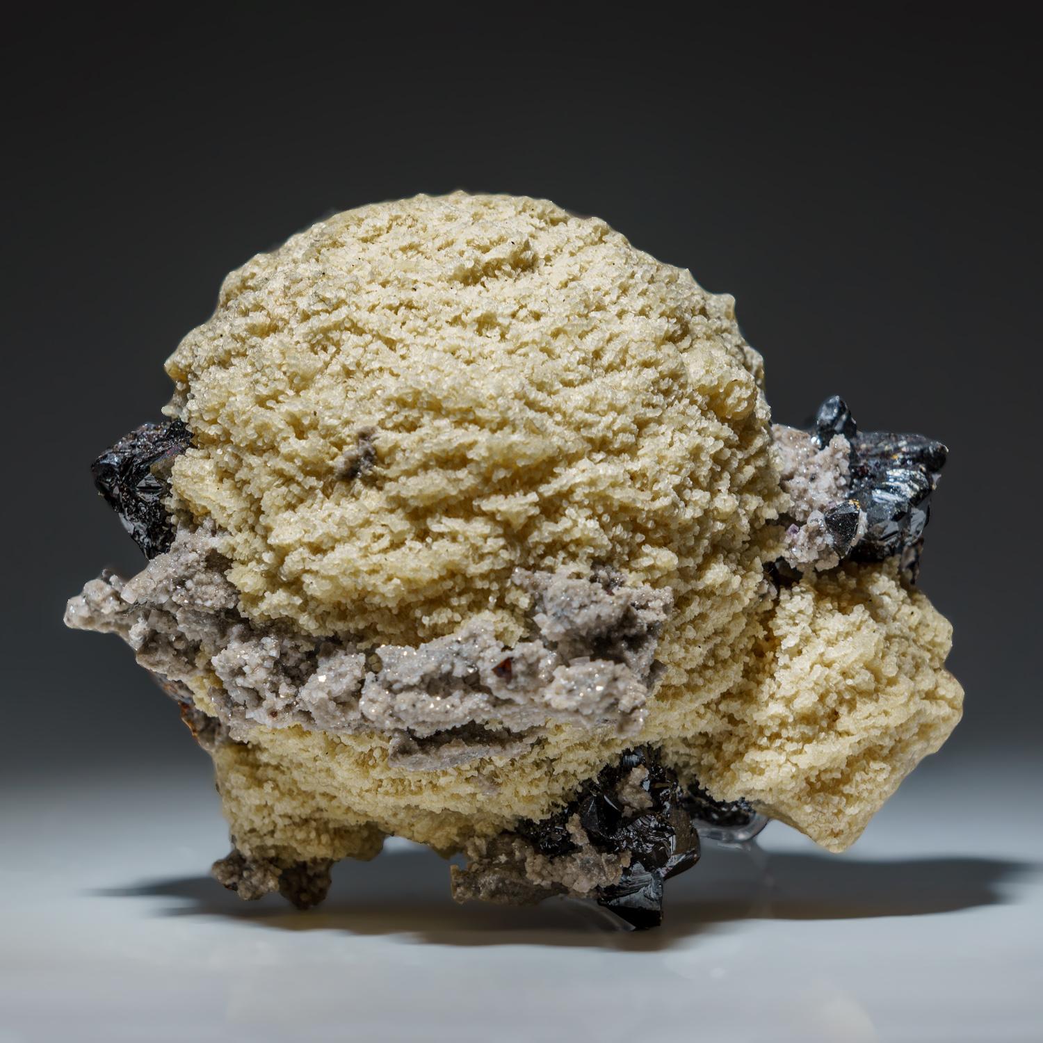 Natural Quartz with Sphalerite from Deveti Septemvri Mine, Bulgaria For Sale 2