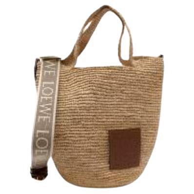 natural raffia Mini Slit basket tote bag For Sale