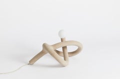 Natural Random Limited Edition Sand and Nylon Desk Lamp by Hot Wire Extensions