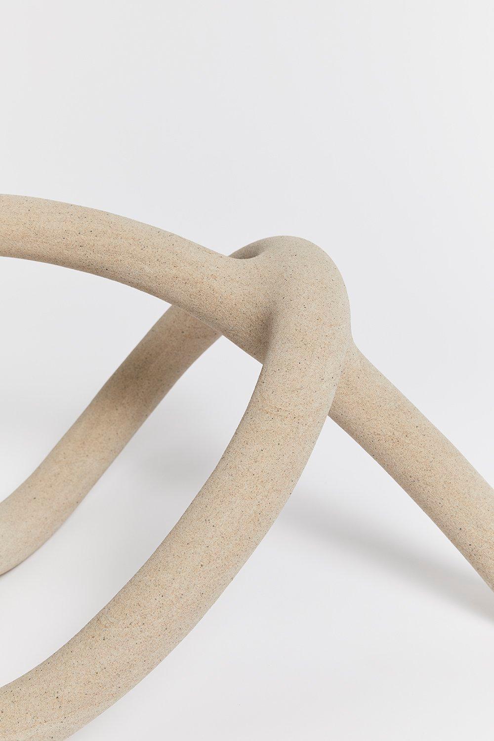 Natural Random Limited Edition Sand and Nylon Desk Lamp by Hot Wire Extensions For Sale 1
