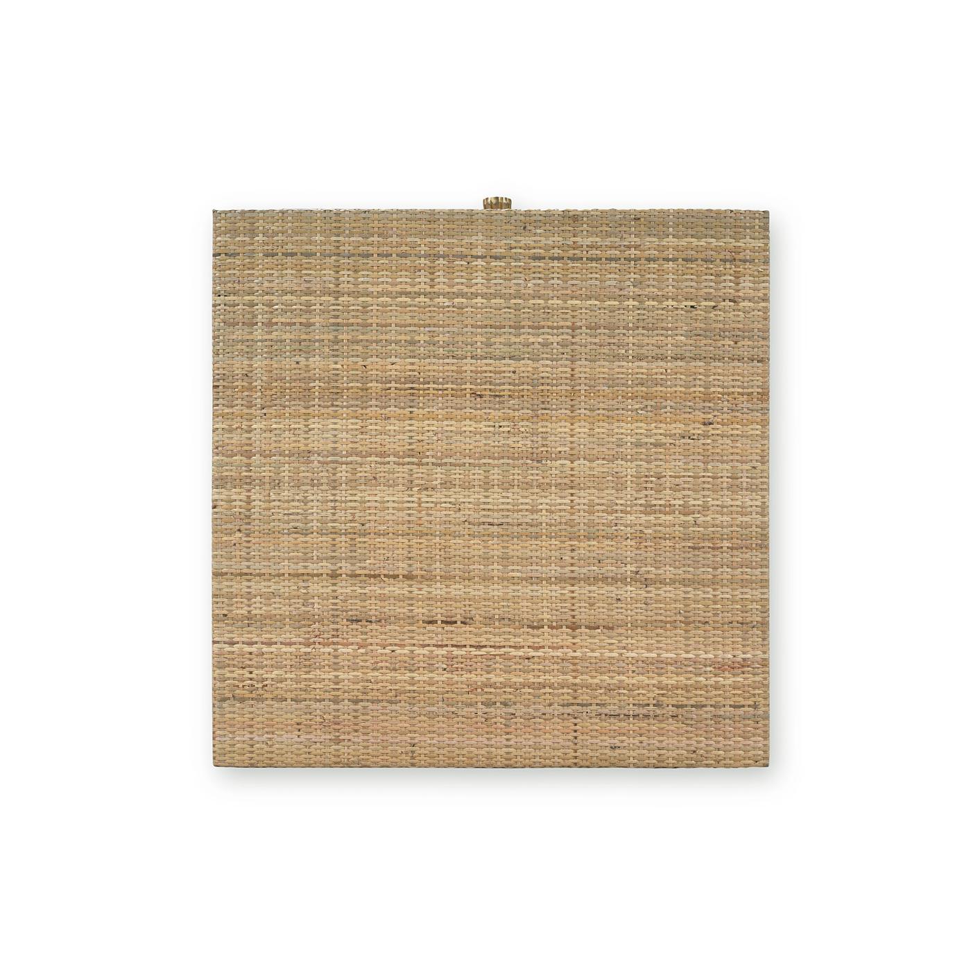 Indonesian Natural Rattan Bedside Table For Sale