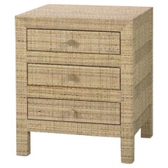 Natural Rattan Bedside Table
