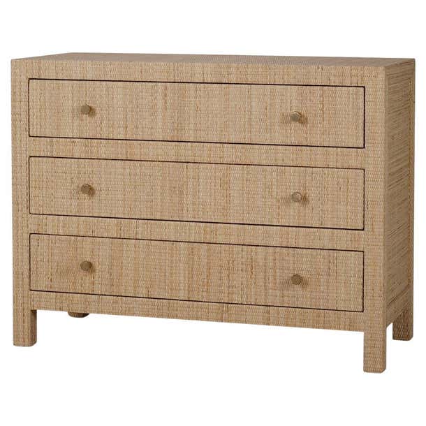 Natural Rattan Chest of Drawers For Sale at 1stDibs